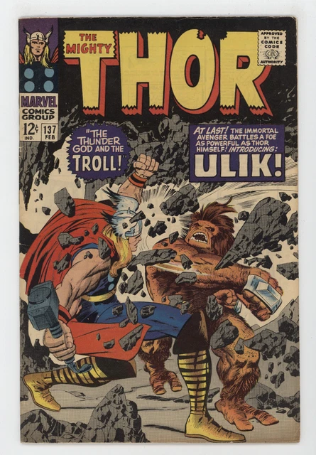 Mighty Thor 137 Marvel 1967 FN Stan Lee Jack Kirby 1st Ulik Sif