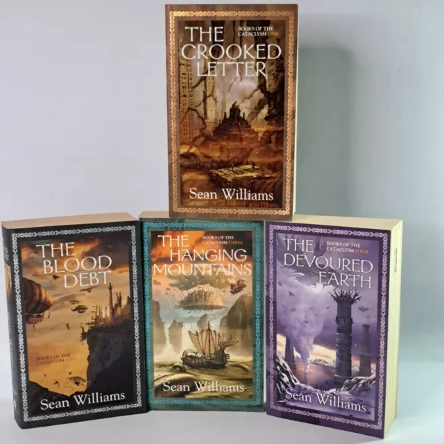 Books Of The Cataclysm Signed Sean Williams 4 PB Science Fiction Fantasy