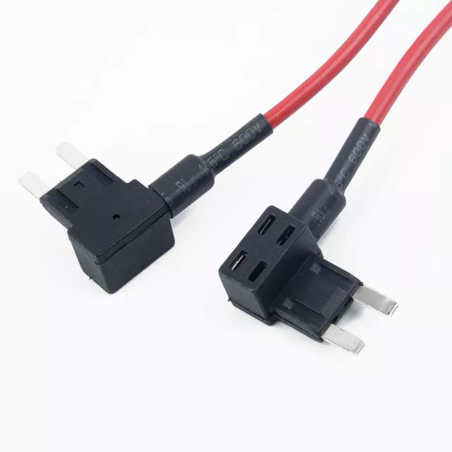 ATM APM Sicherungshalter Zurück Tap 12 V Löten Adapter Ersatz Mini Blade Teile 3