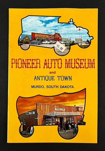 1960S PIONEER AUTO Museum Antique Town Murdo South Dakota Vintage