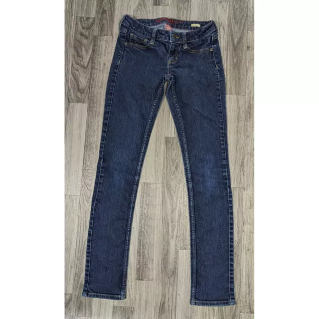 Arizona Jean Co Womens Size 0 Average Pockets Skinny Denim Blue Jeans