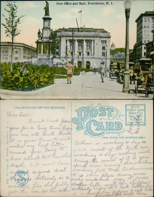 RI Providence Post Office And Mall Chas H Seddon