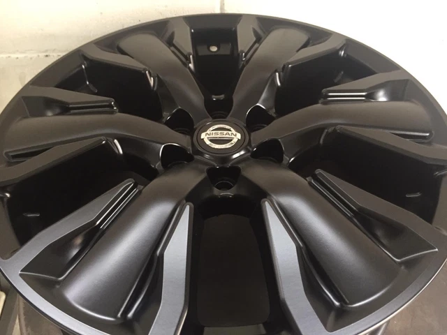 GENUINE NISSAN NAVARA np300 d23 wheels in satin black 18