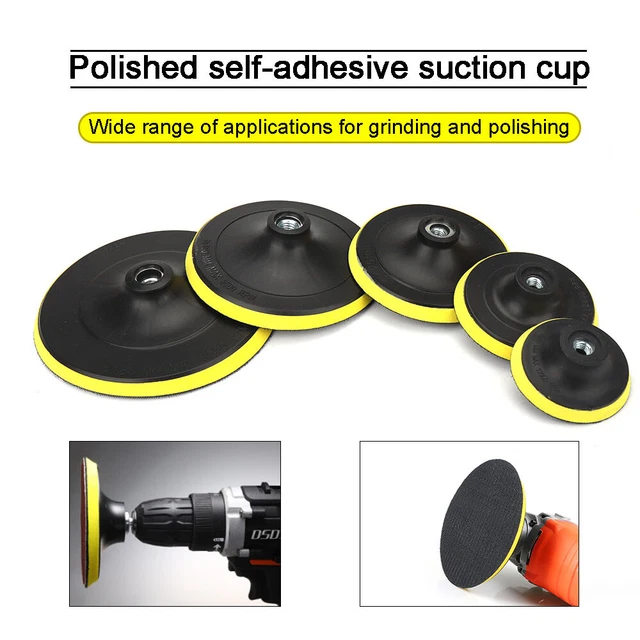3-7" Backer Pad Hook and Loop Backing Plate Polishing buffing Pads Sanding Discs