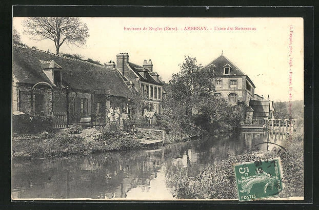CPA Ambenay, Usine des Bottereaux