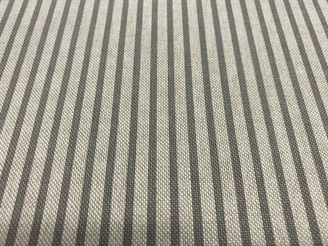 Hampton Ticking Streifen grau/beige Vorhang/Handwerk/Blind/Polsterstoff