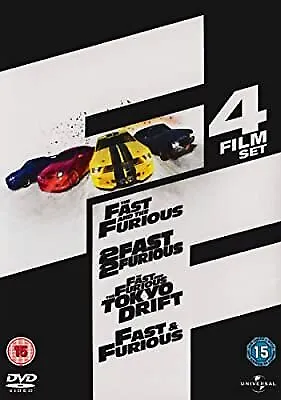 Fast & Furious 1-4 Box Set [DVD], , Used; Good DVD