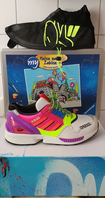 Adidas Torsion ZX 8500 Overkill + Malen nach Zahlen GY7642 US10 44 NEU no Zx8000