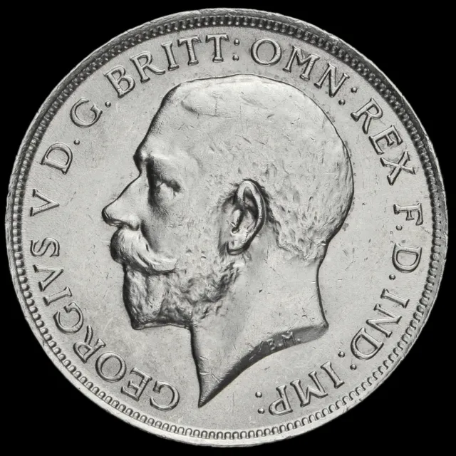 1917 George V Silver Florin, Scarce, G/EF #2