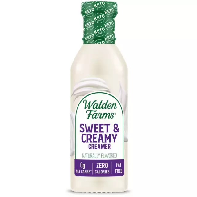 Walden Farms Creamer Sweet & Creamy Calorie Free 12 FO (Pack Of 6)