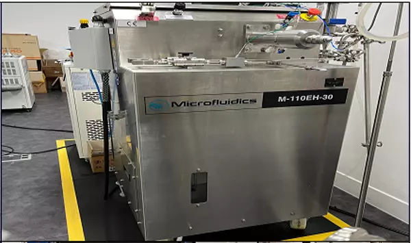 Microfluidics M-110EH-30 Hydraulic Pilot Scale Homogenizer