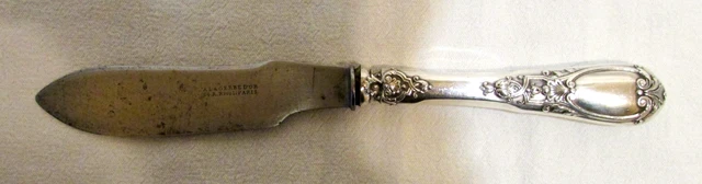 COUTEAU DE SERVICE ANCIEN MANCHE EN ARGENT STYLE LOUIS XV 19ème siècle EUR 29,00 - PicClick FR