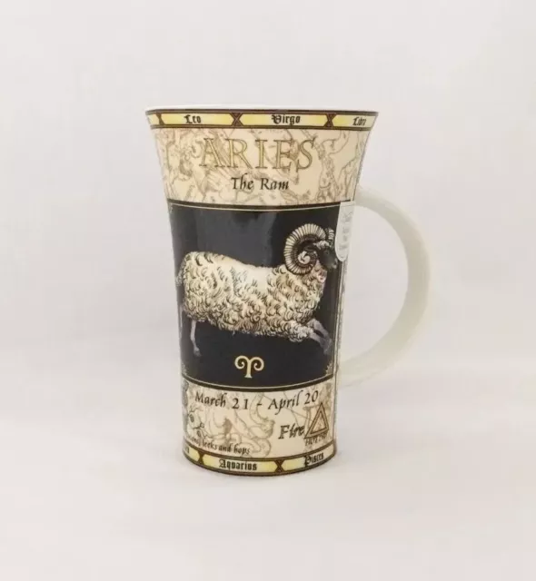 Zodiac Aries Ram Horoscope Coffee Mug Dunoon Scottish Fine Stoneware
