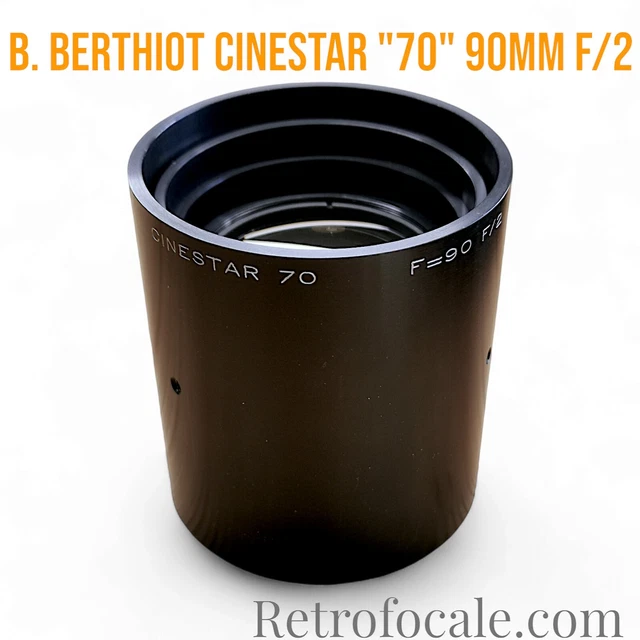 Objectif Benoist Berthiot Anastigmat 355mm F/3.5 – Monture Barrel, Type Petzval – Pour Pièces