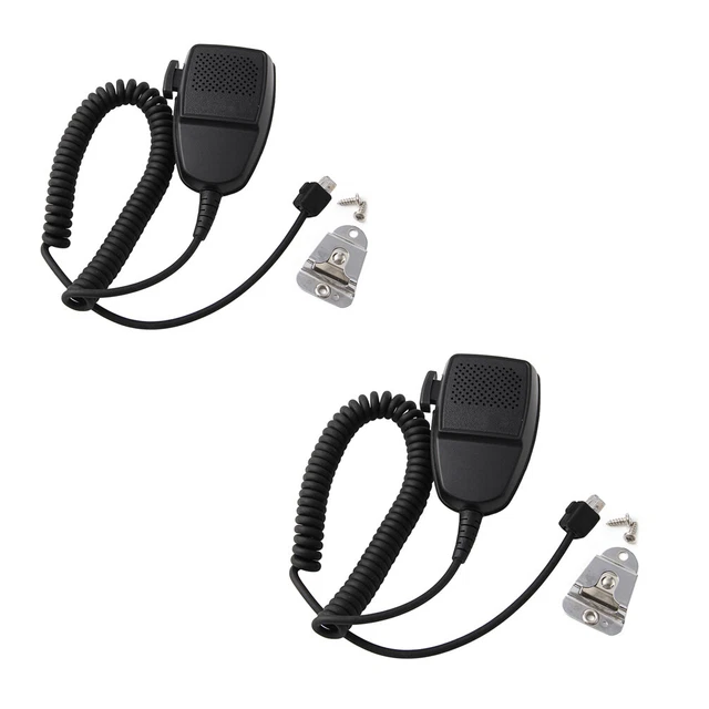 2PCS 8 Pin Car Mobile Radio Microphone for Motorola GM300 GM950 PRO5100