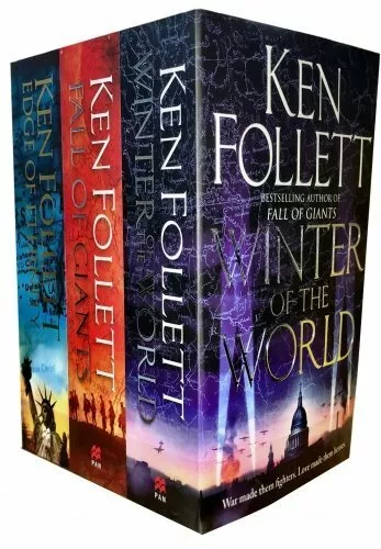 Ken Follett Century Trilogy War Stories Collection 3 Books Set