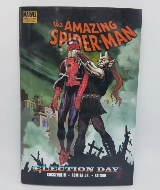 Amazing Spider-Man Election Day Hc (Marvel Premiere Edition 2009) Vf/Nm Obama