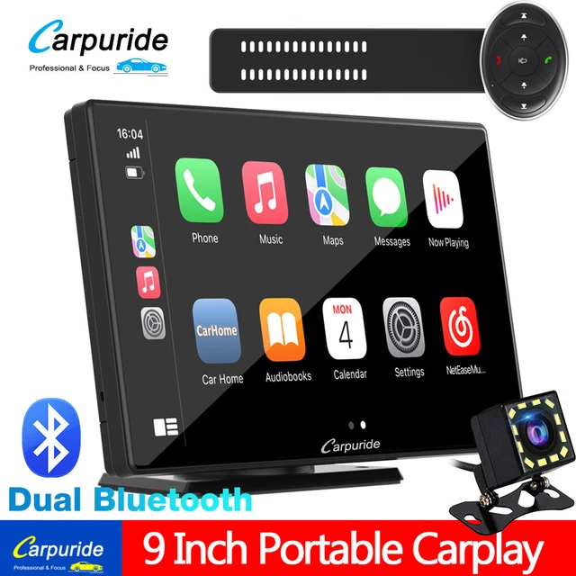 Schermo Auto 10.26 Pollici Con CarPlay Wireless, Android Auto, Telecamere 4K E 1080P, FM E AUX – Installazione Fai-da-te
