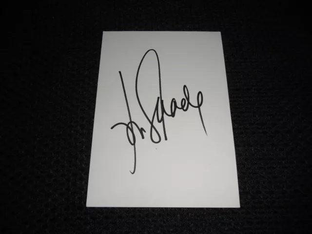 JON SECADA signed Autogramm auf 10x15 cm Karteikarte InPerson LOOK