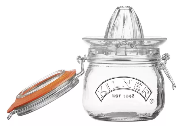 Kilner HAUSRAT Orangenpresse m.Drahtbgl.Glas