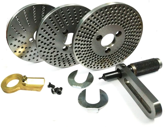 Dividing Plates Set for HV4 /HV6 Rotary Table-Milling Indexing Kit