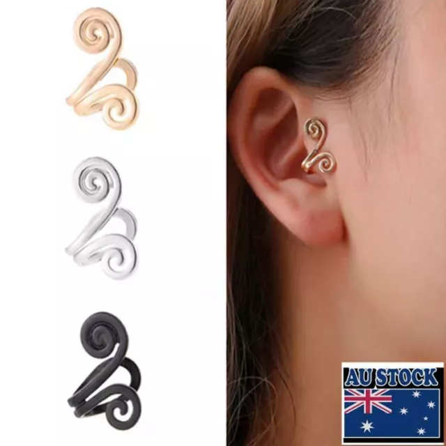 2 PCS Zunis Non Pierced Acupressure Slimming Earring Cuffs Ear Cartilage