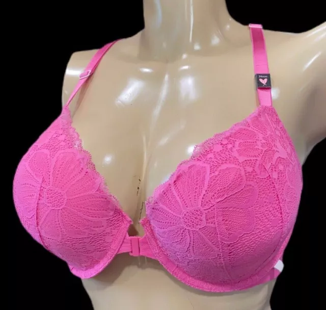 Victorias Secret Sexy Tee Lightly Lined Demi Lace Mesh Bra Pink Sorbet