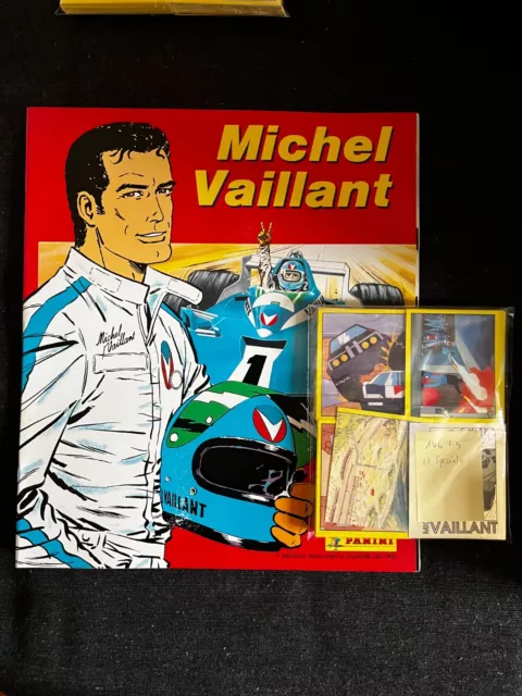 Rare Lot 157 Stickers Panini Michel Vaillant 1992 + Empty Album Vide Not Mint