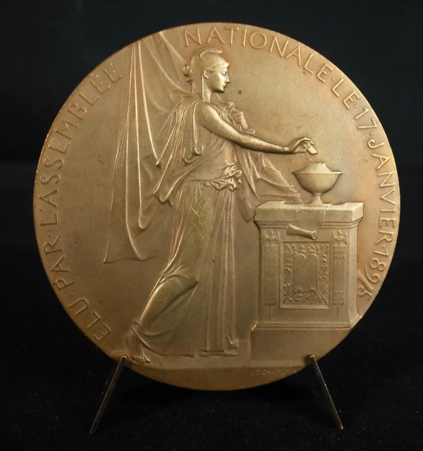 Médaille Ville De Marseille J.C. Gaudin Par V.L – Argent Plaqué – XXème Siècle