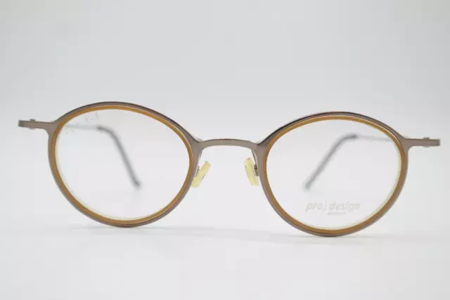 Vintage Brille Pro Design Denmark 7041 Bronze Braun Oval Brillengestell