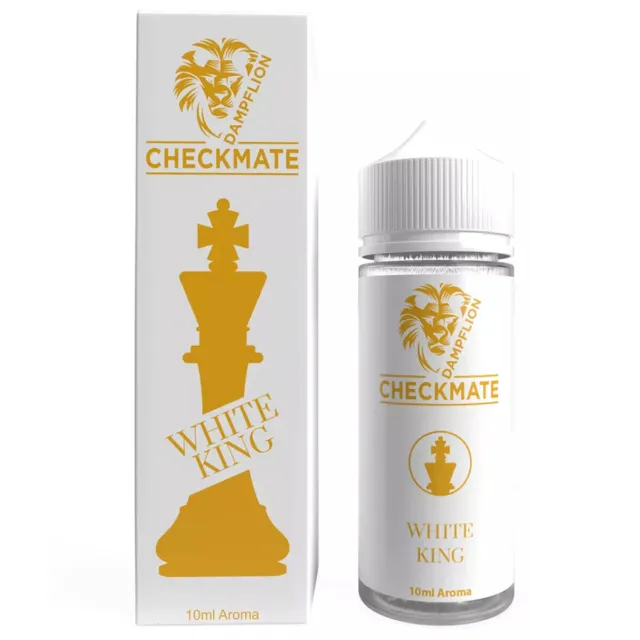 White King Dampflion Checkmate 10ml Longfill Aroma E-Zigarette E Liquid Vape