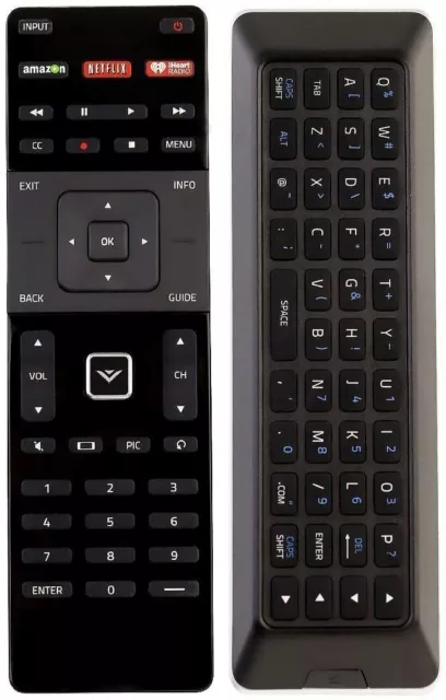 QWERTY Dual Side Remote XRT500 with Backlight Compatible with All Vizio Smart TV