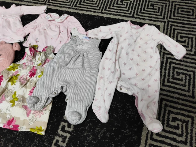 #C97💜 Huge Bundle Of Baby Girl Clothes 0-3-6months NEXT GEORGE DISNEY BLUEZOO 12