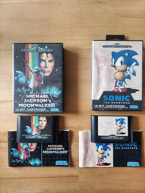 MoonWalker + Sonic (Sega Mega Drive pal)