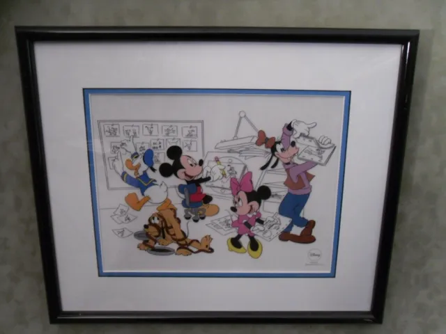 At the Studio with the Fabulous Five - Mickey Mouse  - Disney Ltd Ed Sericel