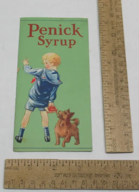 June 1931 - PENICK SYRUP - Fold Out recipe pamphlet - listing #3566