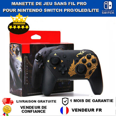 Manette Pro Nintendo Switch édition Monster hunter sans fil livraison gratuite