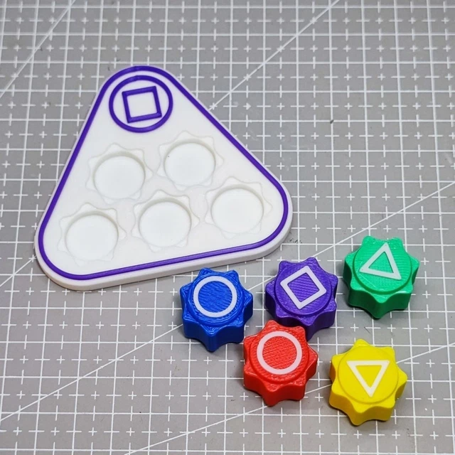 5PCS 3D DÉS de jeu osselets Calamari Game Accessoires inspirés de Squid Game EUR 14,80
