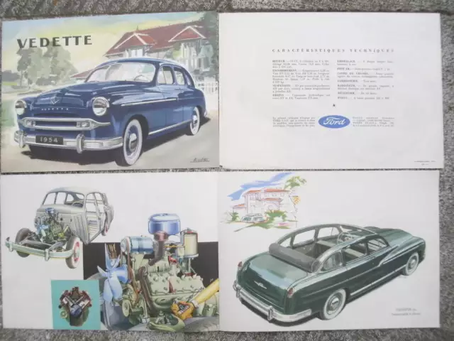 VEDETTE 1954 prospectus