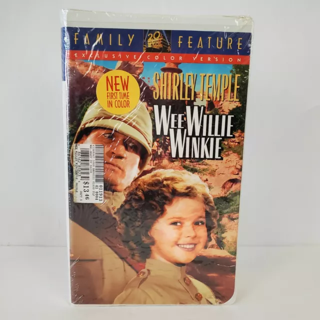 Wee Willie Winkie (VHS, 1994) Clam Shell Shirley Temple Brand New Sealed