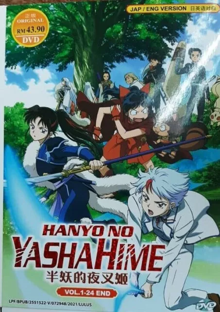Hanyo No Yashahime: Princess Half-Demon DVD Anime (Vol. 1-24)- English  Dubbed