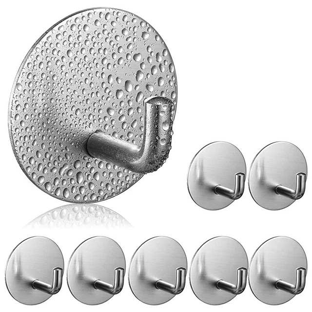 40 Ganci Adesivi Da Parete Trasparenti - Multiuso In Silicone - Portata 2kg - Perfetti Per Cavi, Asciugamani, Cuffie - 6 Colori Assortiti - 4