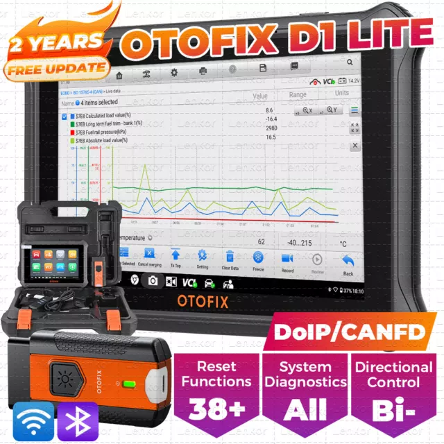 2024 OTOFIX D1 Lite Diagnostic Bidirectional Tool Full System Key Coding Scanner