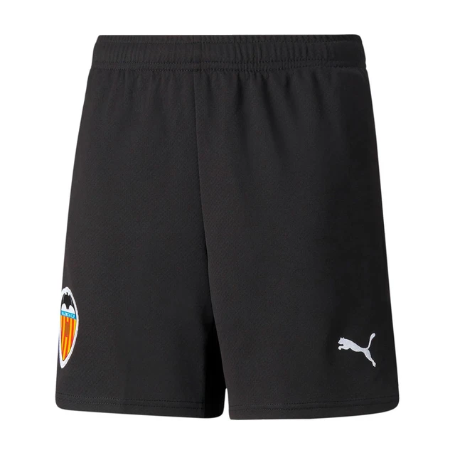 Pantaloncini da calcio per bambini Valencia (taglia 7-8y) neri puma pantaloncini da casa - nuovi