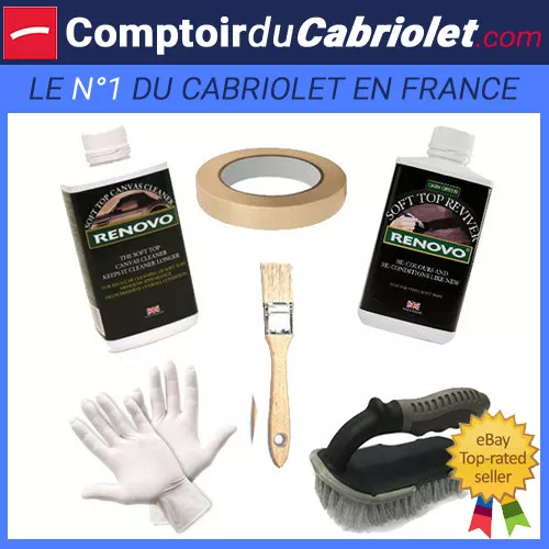 Kit Renovo VERT nettoyant teintant pour capote en alpaga