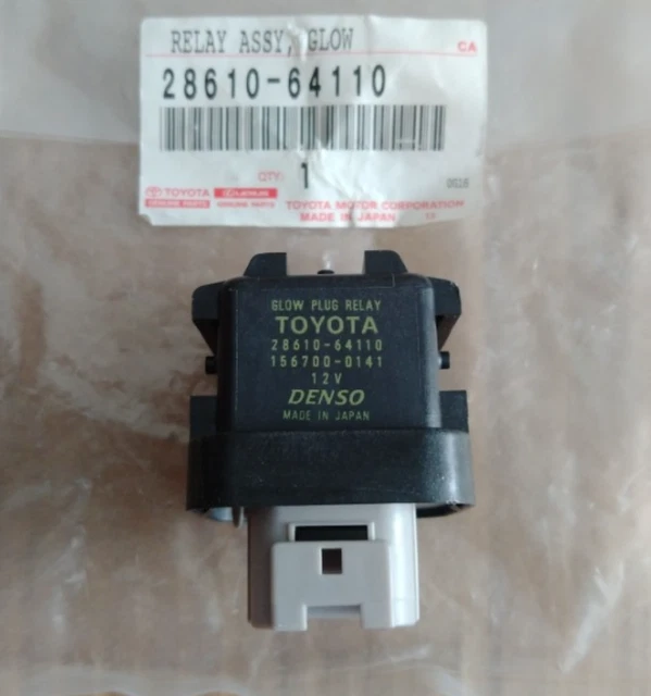 TOYOTA GENUINE HILUX 4RUNNER Glow Plug Relay 2861064110 62.82 PicClick