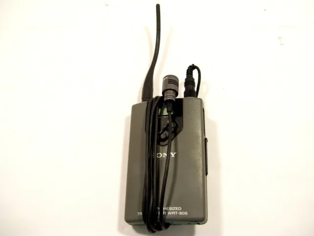 Sony Wrt-805A Uhf Sythesized Body Transmitter Microphone Presentation Wireless