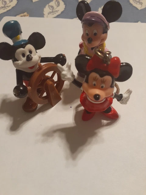 Lot Of Vintage  Disney Mickey & Minnie Mouse  Plastic Figures Applause