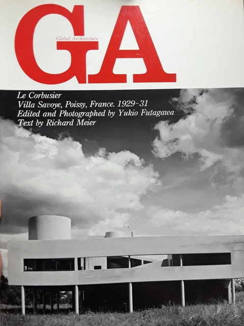 GA GLOBAL ARCHITECTURE Book Le Corbusier Villa Savoye Yukio