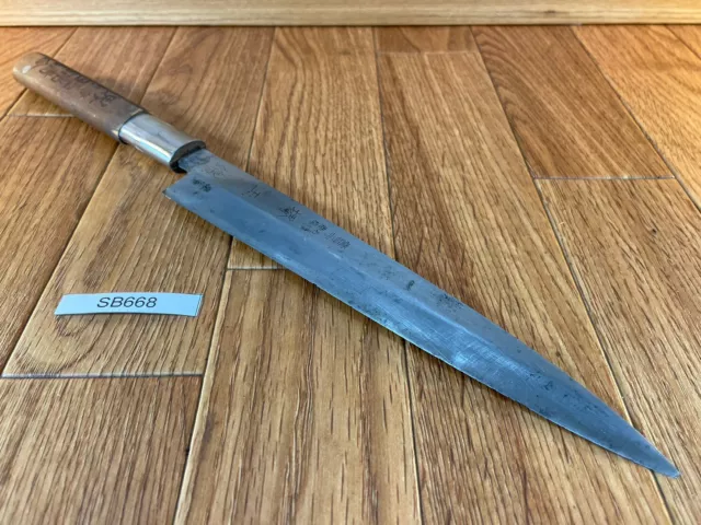 Japanisch Küchenchefs Küche Messer Yanagiba Vintage Sakai Aus Japan 197/338mm